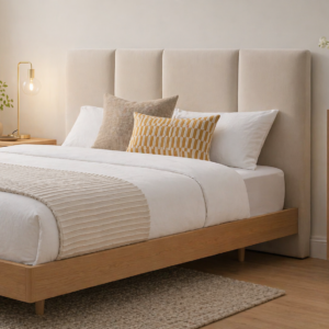 upholstered panel headboard modern bedroom fabric headboard